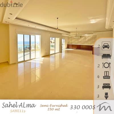 Sahel Alma | Panoramic Sea View | 4 Balconies | 2 Underground Parking