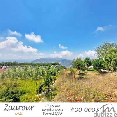 Zaarour | 2,426m² Land | Avant Projet of 6 Chalets | Panoramic View