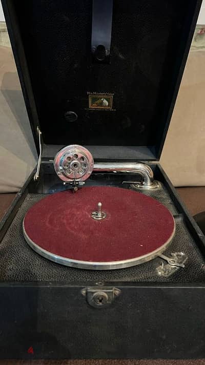 ANTIQUE PHONOGRAPH ENGLAND WORKING