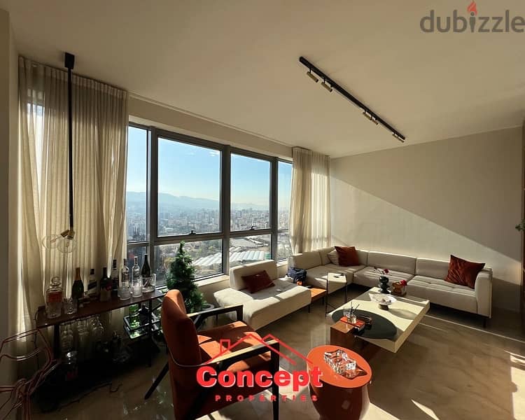 Beautiful Apartment for Sale in Achrafieh , high floor , open view 0