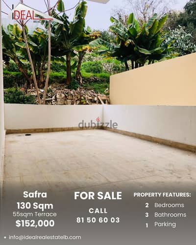 130 SQM  Apartment with Terrace for sale in Safra REF#FS3010