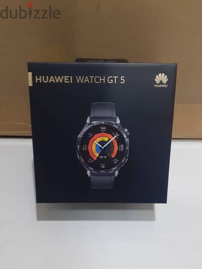 Huawei Watch GT 5 46mm Black Fluoroelastomer Strap