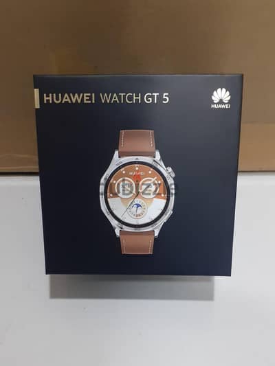 Huawei Watch GT 5 46mm Brown Composite Leather  Strap