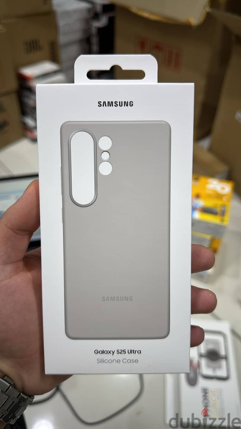 Samsung silicone case Galaxy s25 ultra Grey 0