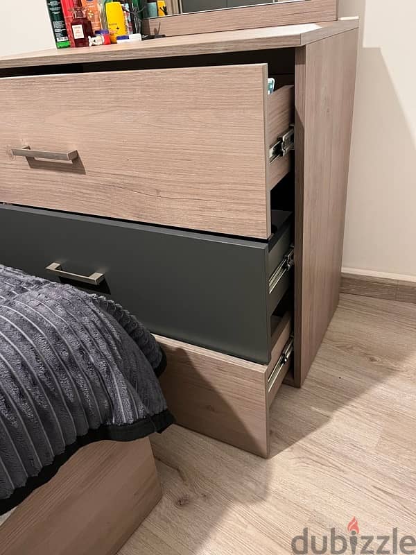 bedroom dresser with mirror 1