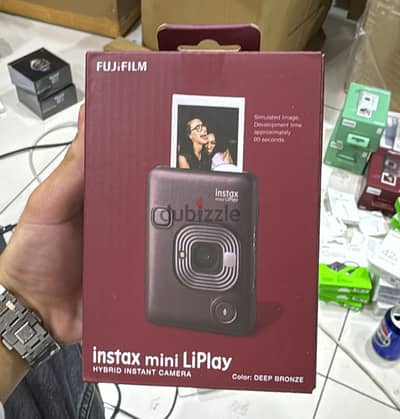 Fujifilm instax mini Liplay Hybrid instant camera Deep bronze