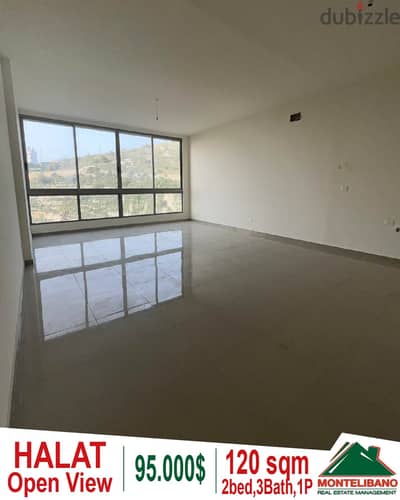 120 sqm apartment for sale in Halat with an open sea and mounatin view