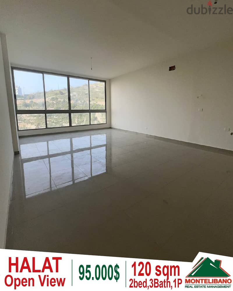 120 sqm apartment for sale in Halat with an open sea and mounatin view 0