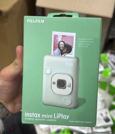 Fujifilm instax mini Liplay Hybrid instant camera matcha green