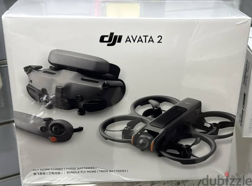 Dji drone avata 2 fly more combo three batteries 0