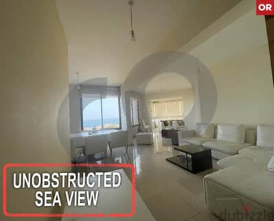 unobstructed Sea View, aley, dawhet el hoss/ دوحة الحص REF#OR117623