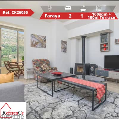 Apartment/Chalet in Faraya for sale للبيع شقة/شاليه في فاريّا