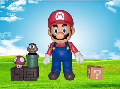 Mario Action Figures Set PS store decoration