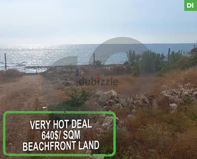 BEACHFRONT land for Sale in Jiyeh - Chouf / الجية - الشوف REF#DI117626