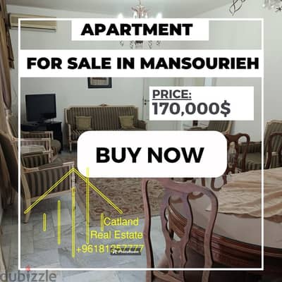 Apartment for sale in Mansourieh HOT DEAL!!! ONLY FOR $170,000$