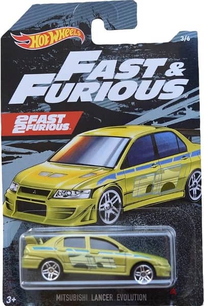 Fast & Furious Hot Wheels diecast car model 1;64.