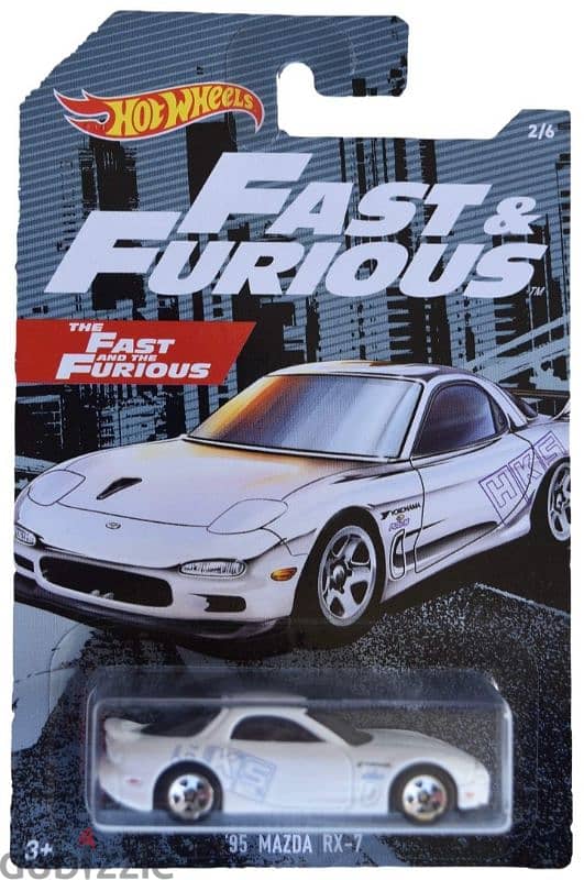 Fast & Furious Hot Wheels diecast car model 1;64. 1