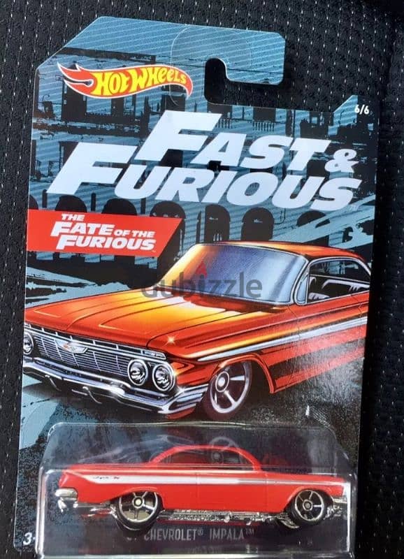 Fast & Furious Hot Wheels diecast car model 1;64. 2