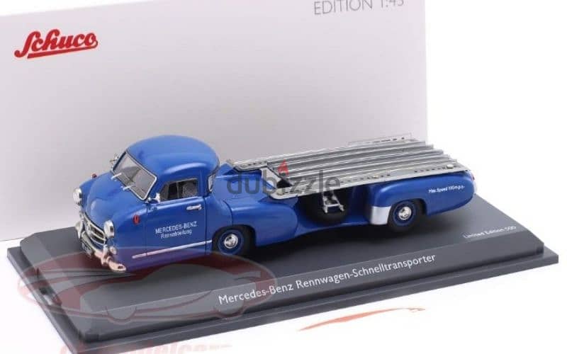 Mercedes Race Car Transporter 1955 diecast car model 1;43. 0