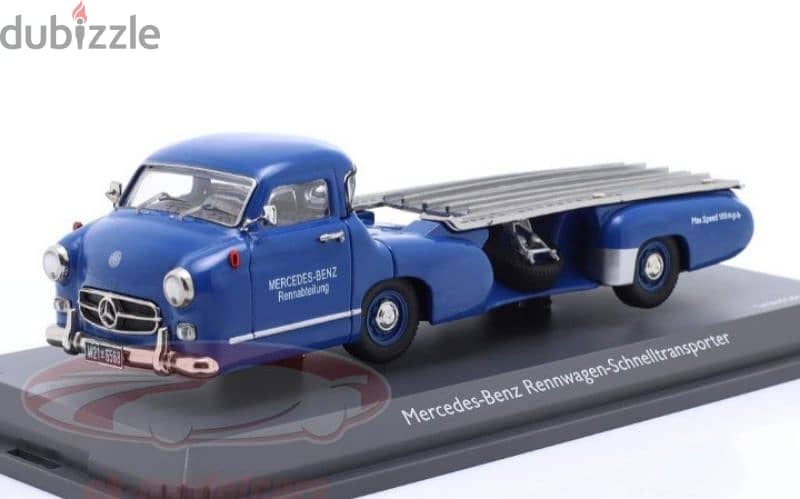 Mercedes Race Car Transporter 1955 diecast car model 1;43. 1