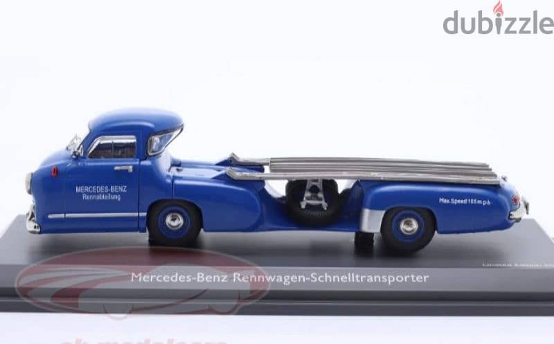 Mercedes Race Car Transporter 1955 diecast car model 1;43. 2