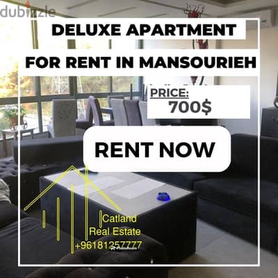 Furnished apartment for rent in Mansourieh 700$