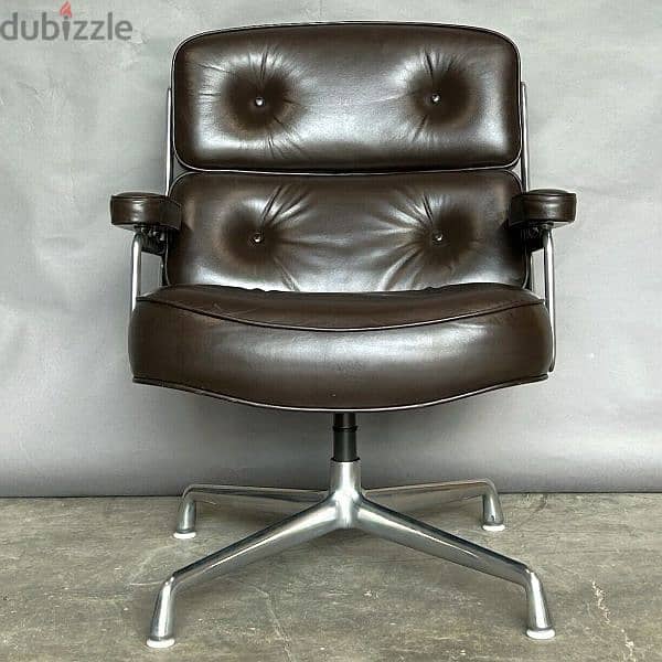 HERMAN MILLER Charles Eames Time Life Lobby Chair Brown Mid 0