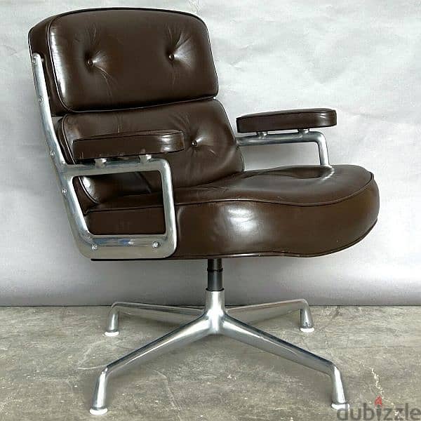 HERMAN MILLER Charles Eames Time Life Lobby Chair Brown Mid 1