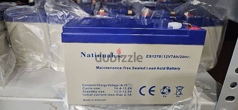 battery 12volt 7amper for ups بطرية 1