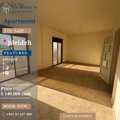 apartment for sale in jdeideh شقة للبيع في جديدة