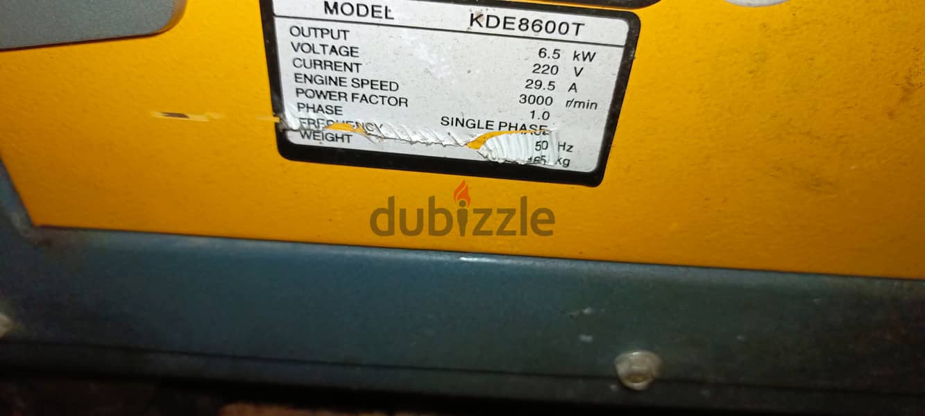 Used kama generator in good condition 1