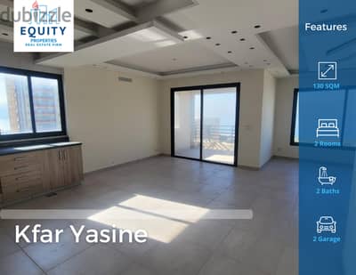 130 SQM Apartment For Sale In Kfaryassine شقة للبيع #CB144072