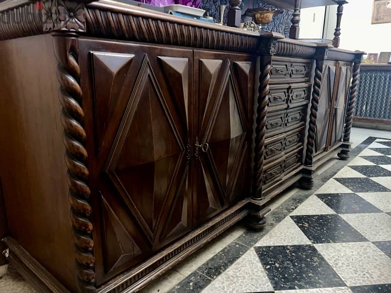 ROYAL ANTIQUE HEAVY FULLY ENGRAVED DINING ROOM 4