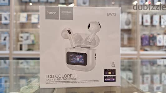 HOCO EW73 LCD COLORFUL TOUCH SCREEN TWS HEADSET