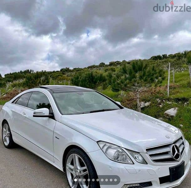 Mercedes-Benz E-Class 2011 coupe إنقاض شتورا ابيض عاجي 0