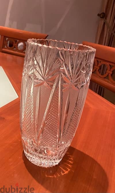 Bohemia crystal vase