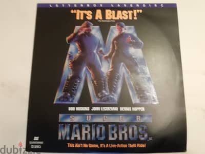 1993 letterbox Super Mario Bros laserdisc