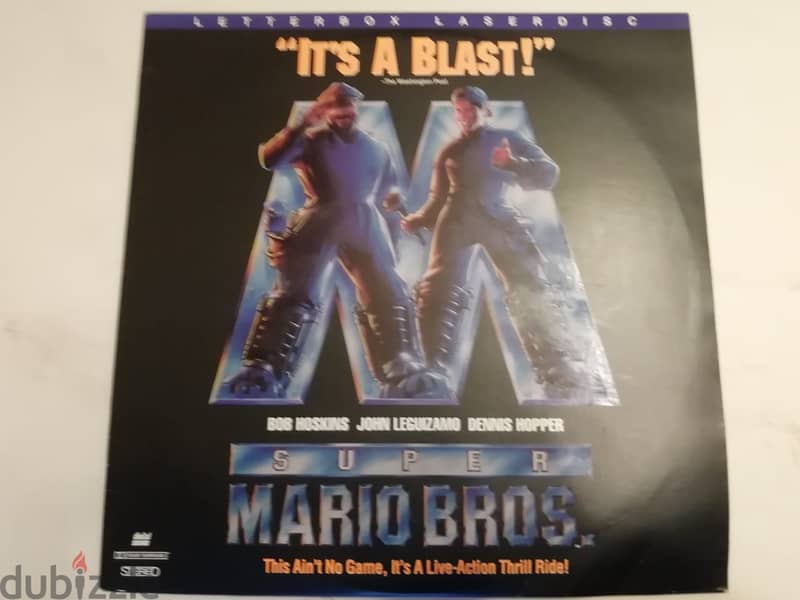 1993 letterbox Super Mario Bros laserdisc 0