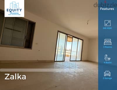 240 SQM Apartment For Sale In Zalka With Sea View شقة للبيع #FR144355