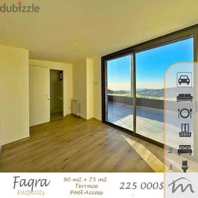 Faqra | Signature Touch | 2 Master Bedrooms Chalet | Open View