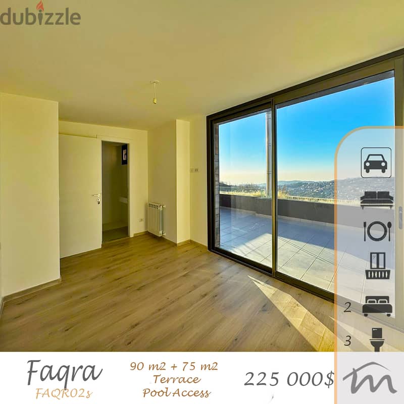 Faqra | Signature Touch | 2 Master Bedrooms Chalet | Open View 0