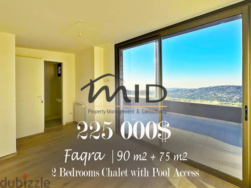 Faqra | Signature Touch | 2 Master Bedrooms Chalet | Open View 1