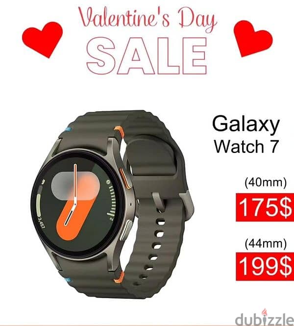 VALENTINE'S DAY SALE GALAXY WATCH 7 (40mm) (44mm) AVAILABLE NOW 0