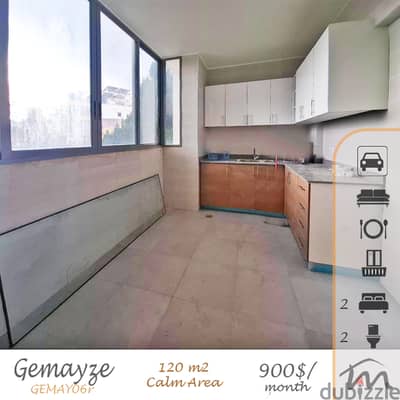 Gemmayze | 120m² Apart | 2 Bedrooms | Balcony | Parking | Calm Area