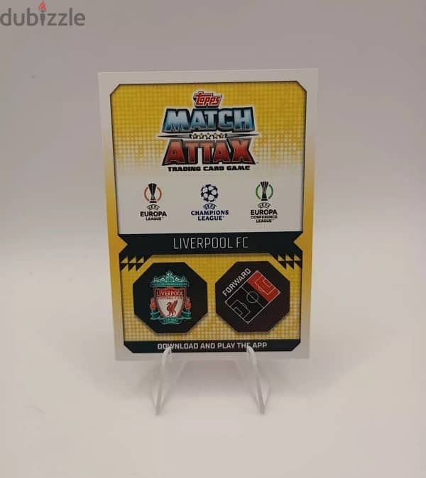 Mohamed Salah 2022-23 Topps Match Attax UCL 100 Club #457 Liverpool FC 1