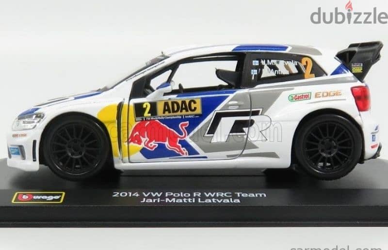 2014 VW Polo WRC R diecast car model 1:32 1