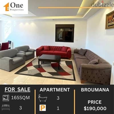 FURNISHED APARTMENT FOR SALE IN BROUMANA