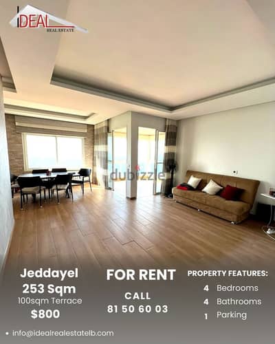 253 SQM duplex with Terrace for rent in Jeddayel REF#JH17121