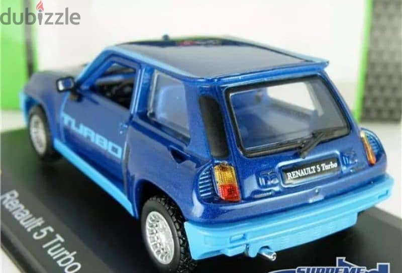 Renault 5 Turbo diecast car model 1:32 2