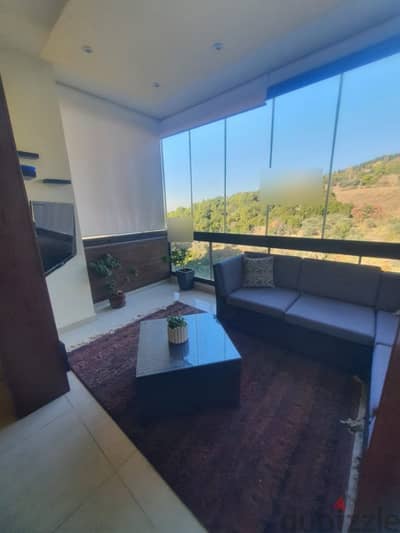 FULLY FURNISHED APARTMENT IN BOUTCHAY BAABDA FOR SALE, بعبدا (BOU-116)